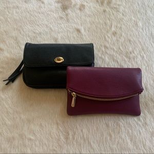Two Charming Charlie’s Clutch/Crossbody Handbags